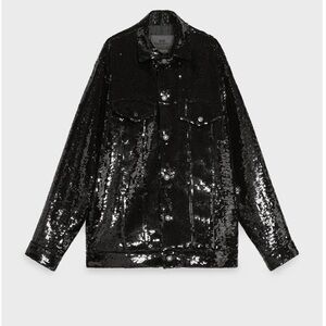 ZARA X STEVEN MEISEL SEQUINED JACKET SIZE MEDIUM NWT